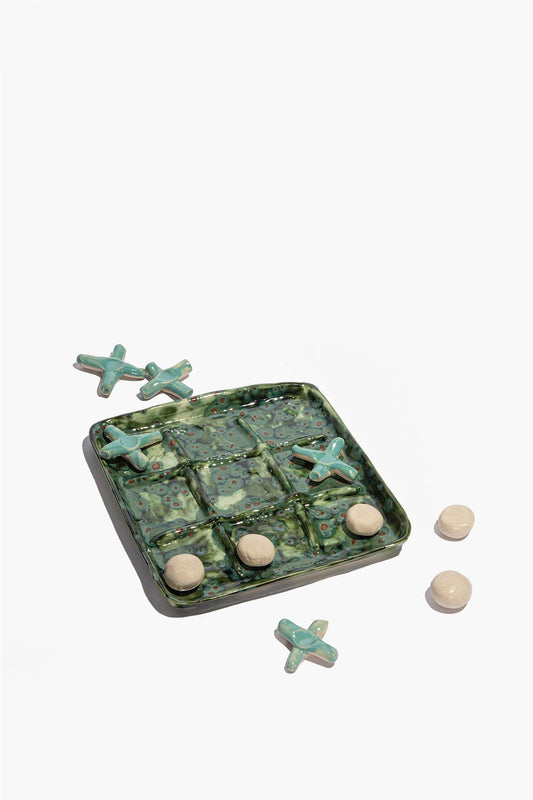 STAUD Ceramic Tic Tac Toe Earth Glaze