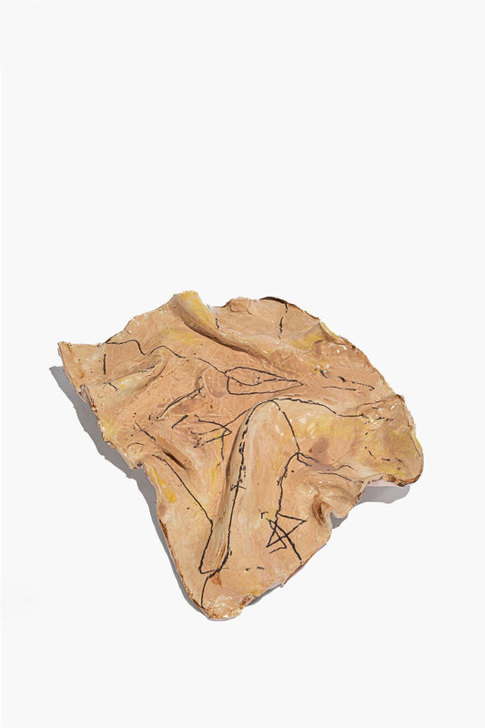 STAUD Ceramic Crinkle Wall Art Multi Glaze