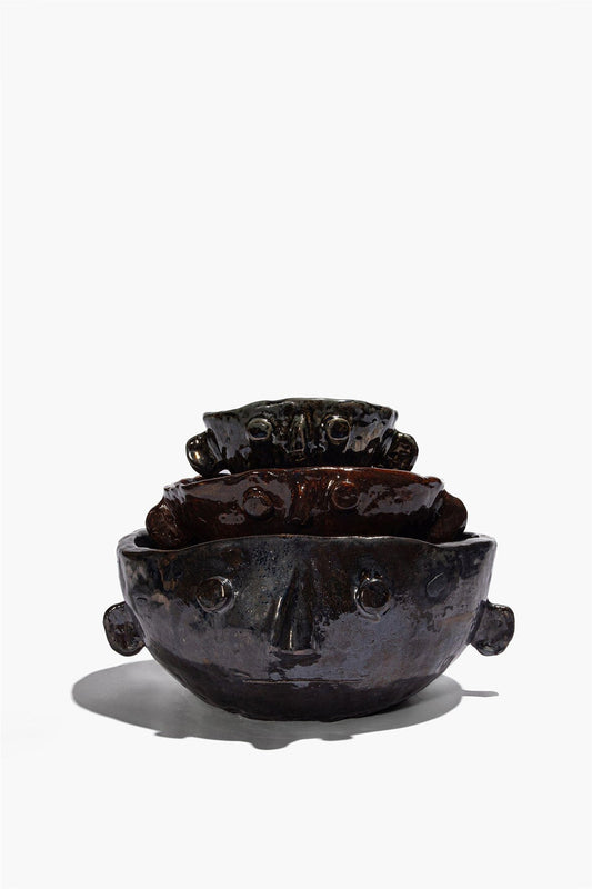 STAUD Large Henry Bowl Paladium Glaze