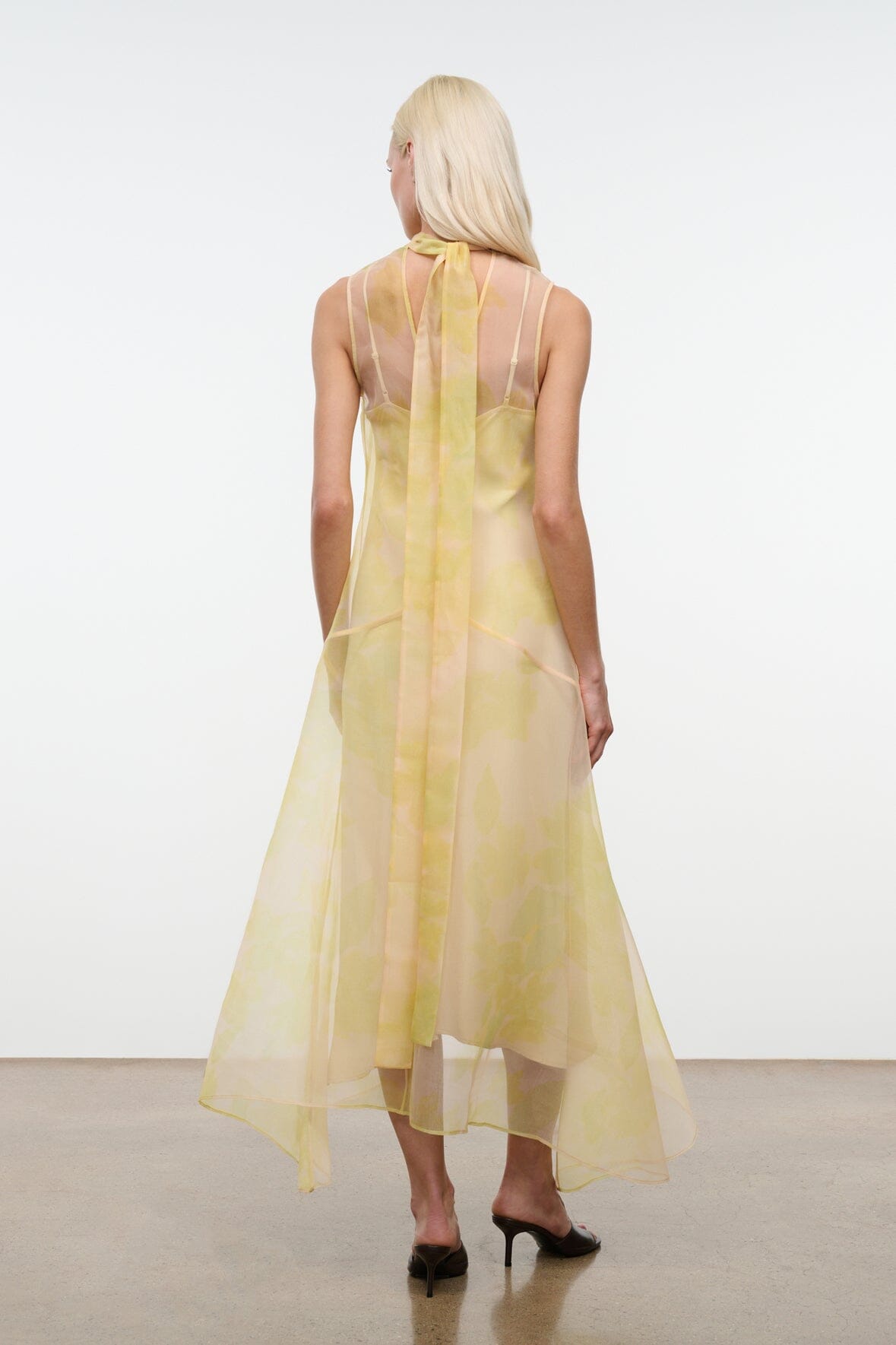 STAUD Auden Dress Lemon Grove