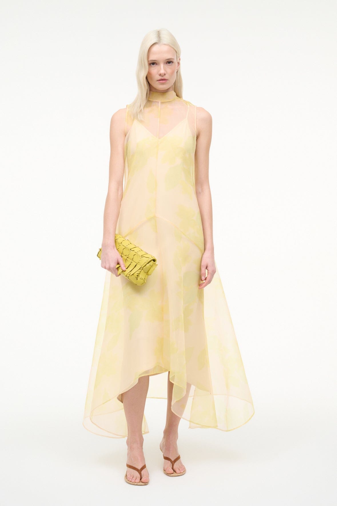 STAUD Auden Dress Lemon Grove