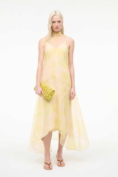 STAUD Auden Dress Lemon Grove