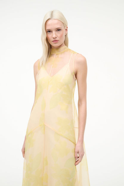 STAUD Auden Dress Lemon Grove