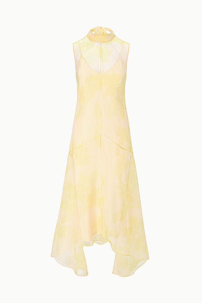 STAUD Auden Dress Lemon Grove
