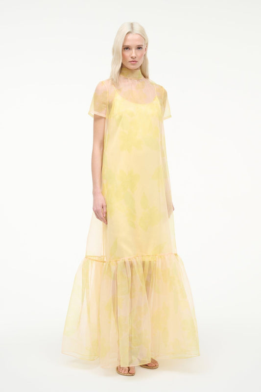 STAUD Calluna Dress Lemon Grove