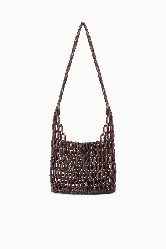 STAUD Coronado Bag Wood Beads