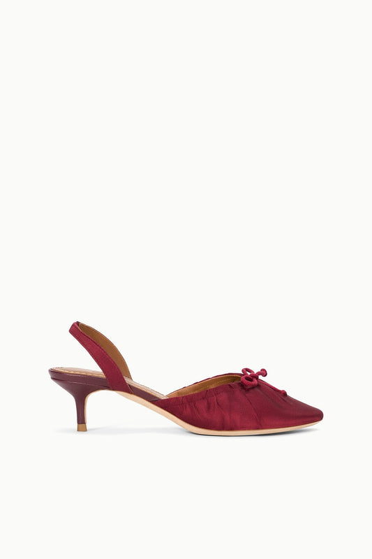 STAUD Alba Ballet Slingback Oxblood