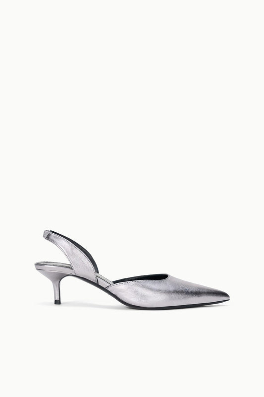 STAUD Sebastian Slingback Pewter
