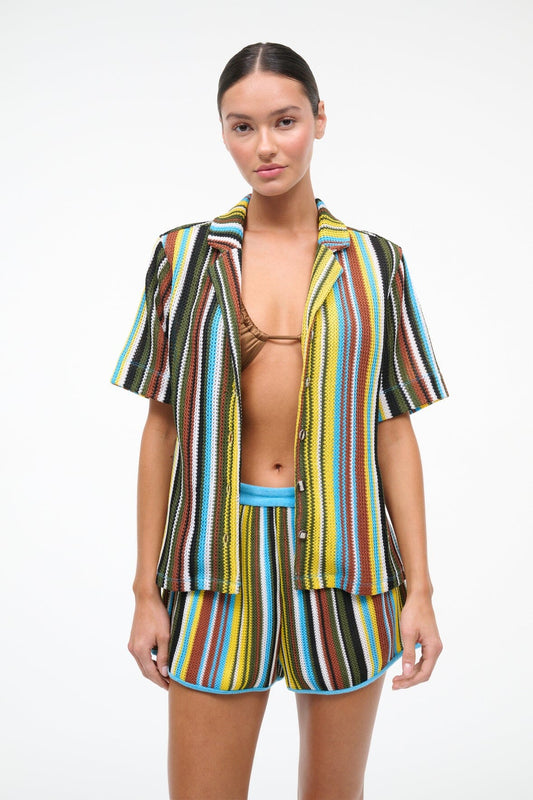 STAUD Gabi Shirt Skate Stripe