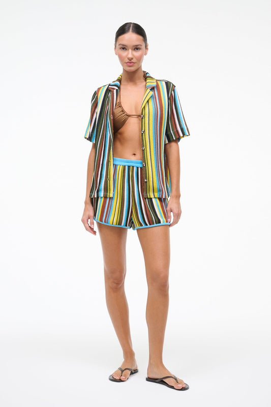 STAUD Rove Short Skate Stripe