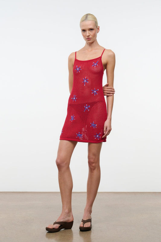 STAUD Rio Dress Painted Foulard