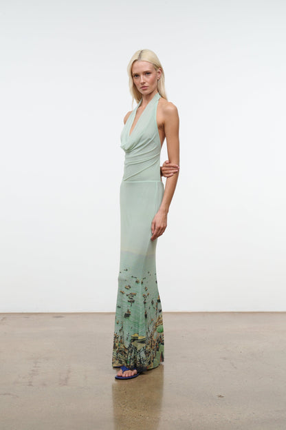 STAUD Mirella Dress Endless Summer