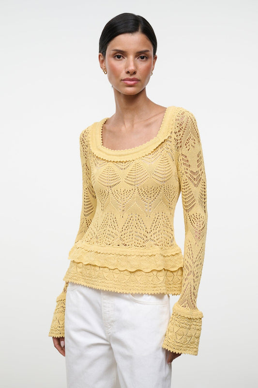 STAUD Rozella Top Butter