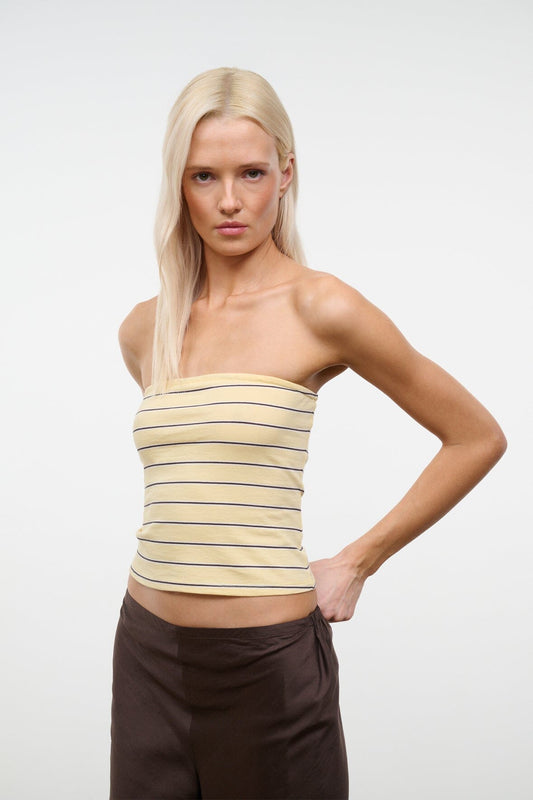 STAUD Amelia Top Monday Stripe