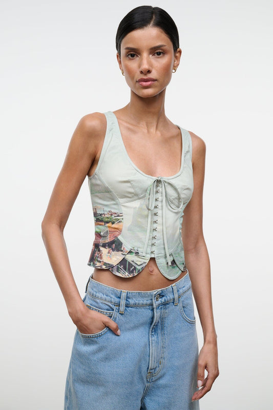 STAUD Vittoria Top Endless Summer