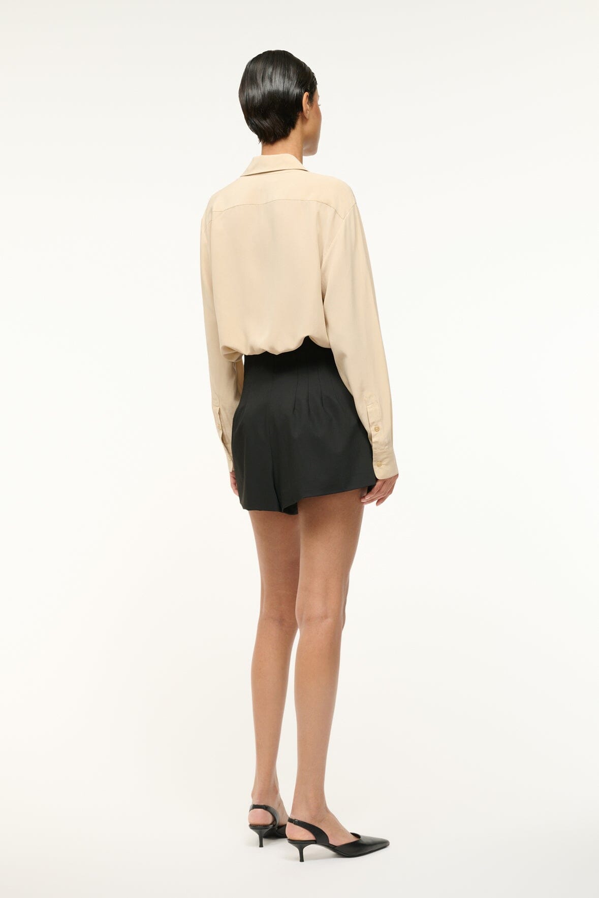 STAUD Magpie Shorts Black