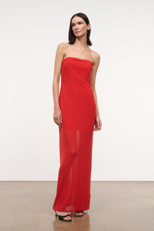STAUD Liliana Dress Tomato
