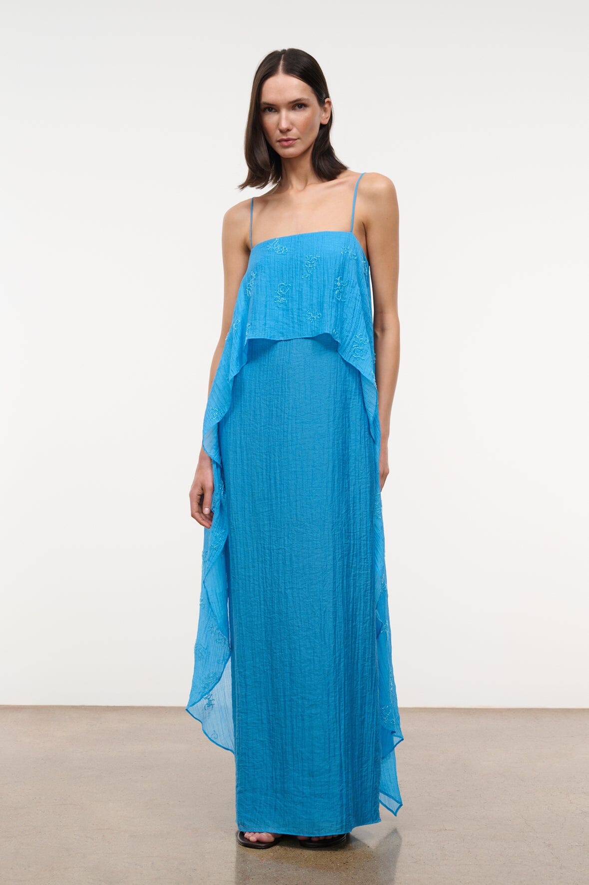 STAUD Valencia Dress Pacific