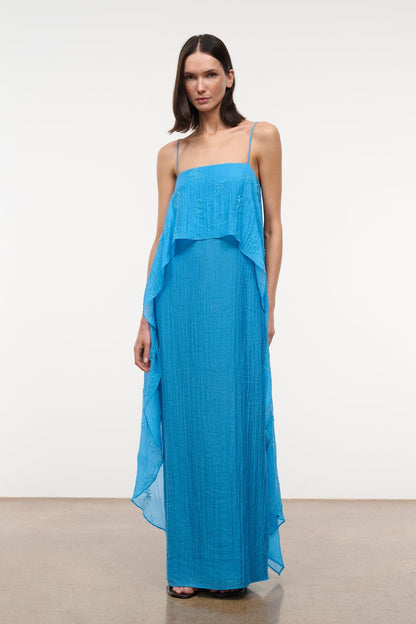 STAUD Valencia Dress Pacific