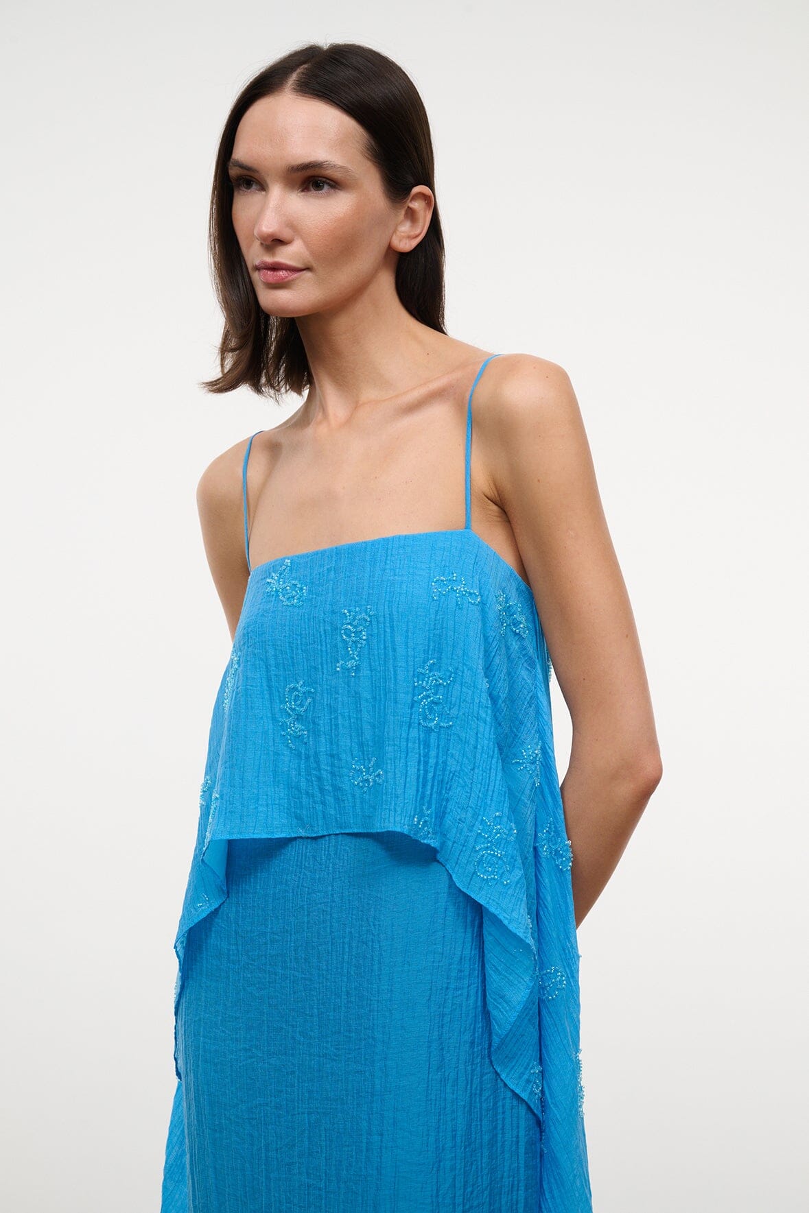 STAUD Valencia Dress Pacific