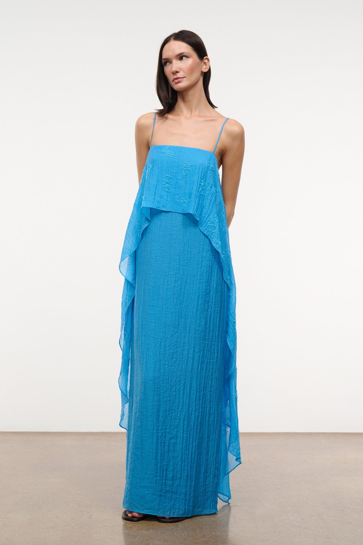 STAUD Valencia Dress Pacific