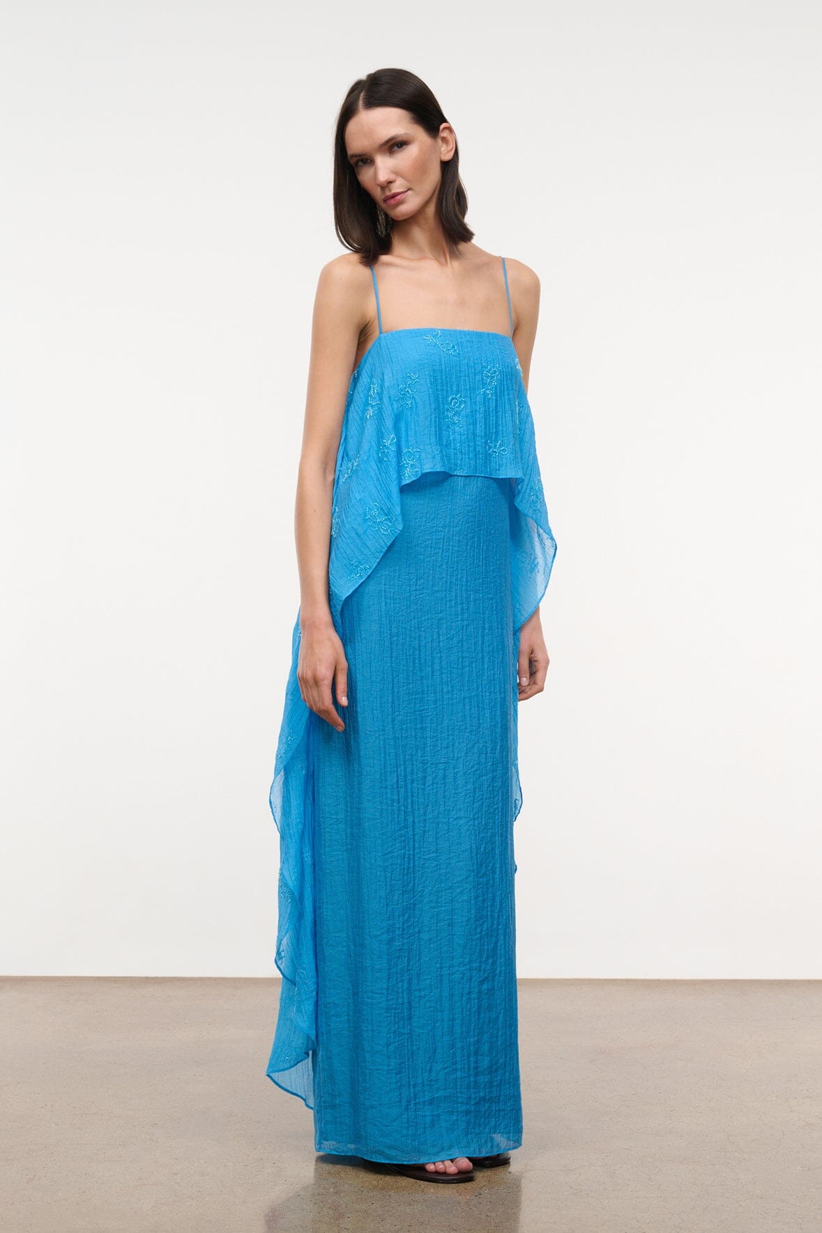 STAUD Valencia Dress Pacific