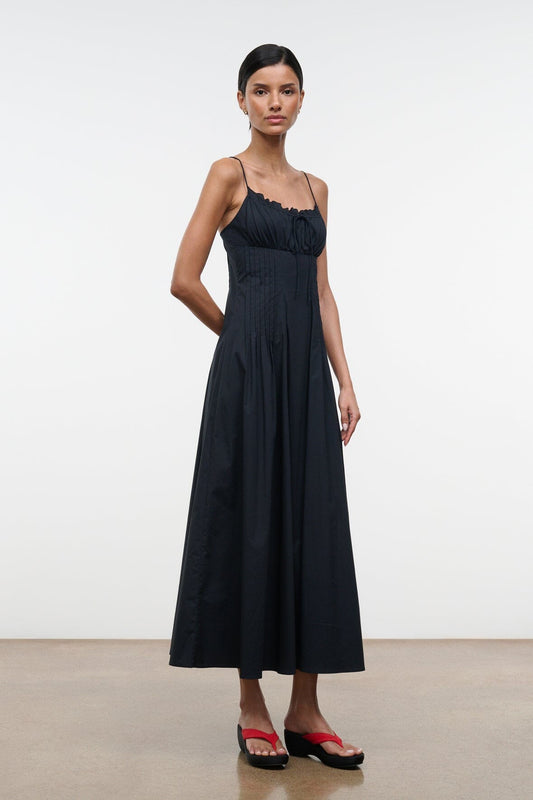 STAUD Margi Dress Black