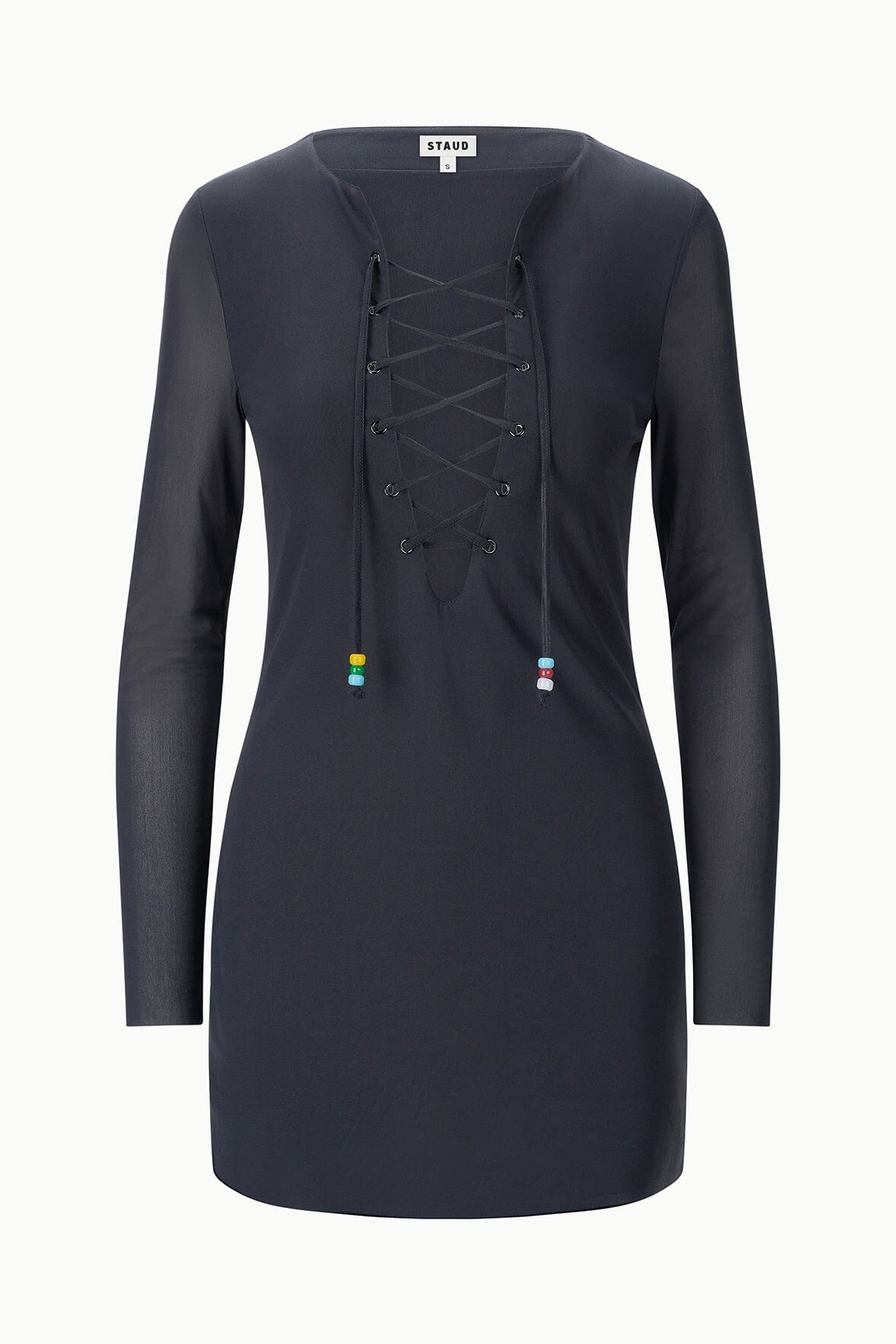 STAUD Reve Mini Dress Black