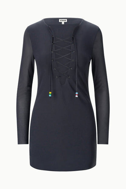 STAUD Reve Mini Dress Black