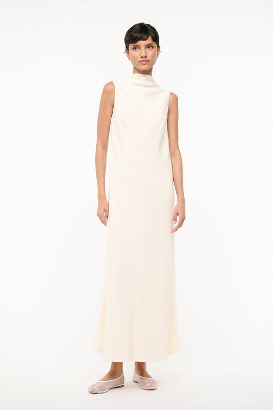 STAUD Araya Dress Ivory