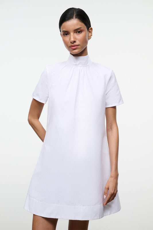 STAUD Mini Ilana Dress White