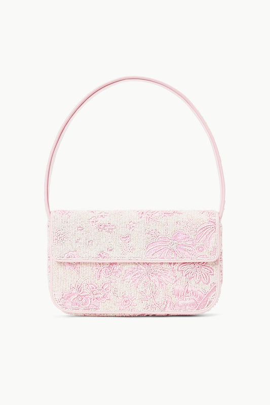 STAUD Tommy Bag Ivory Cherry Blossom Toile