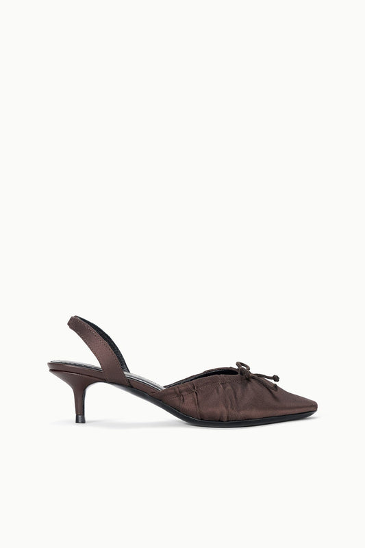 STAUD Alba Ballet Slingback Espresso