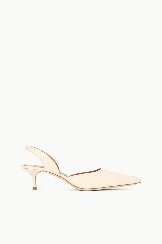 STAUD Sebastian Slingback Cream