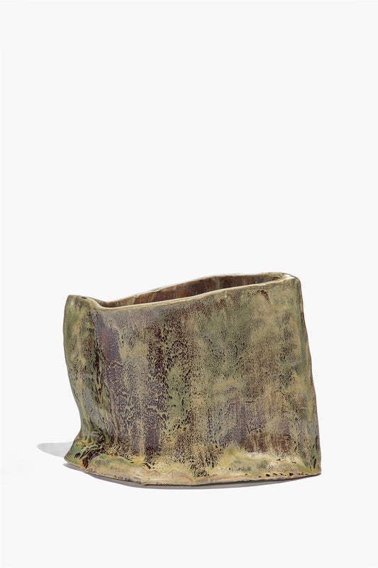 STAUD Ceramic Vase Snake Skin Glaze
