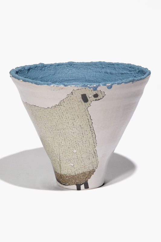 STAUD Ceramic Sheep Vase Wide