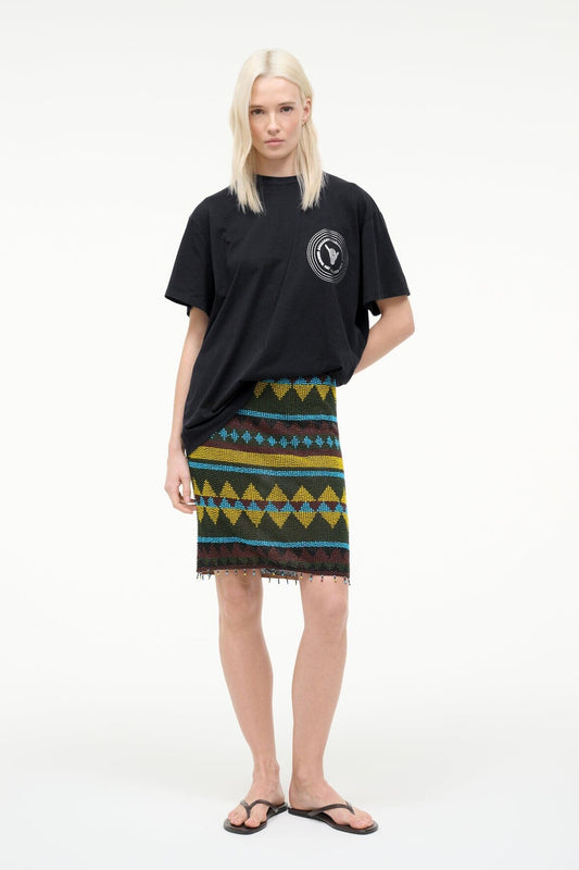 STAUD Emmy Skirt Happy Sack