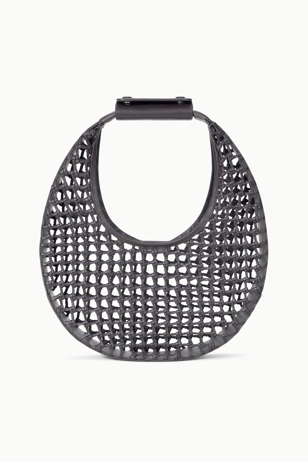 STAUD Moon Hand-Knotted Tote Bag Espresso