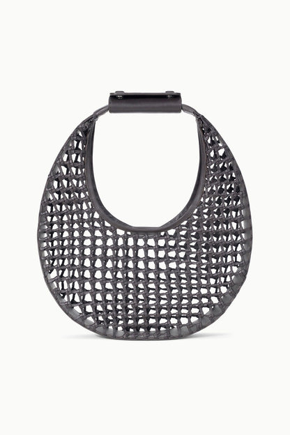 STAUD Moon Hand-Knotted Tote Bag Espresso