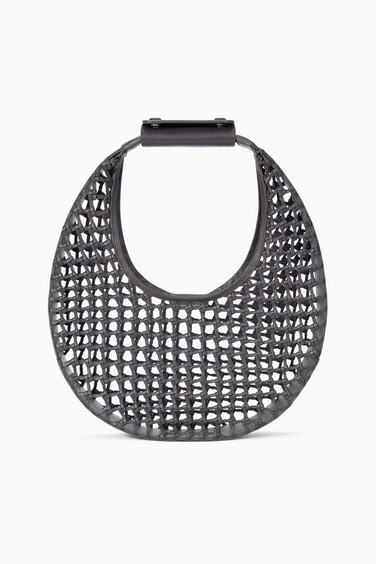STAUD Moon Hand-Knotted Tote Bag Espresso