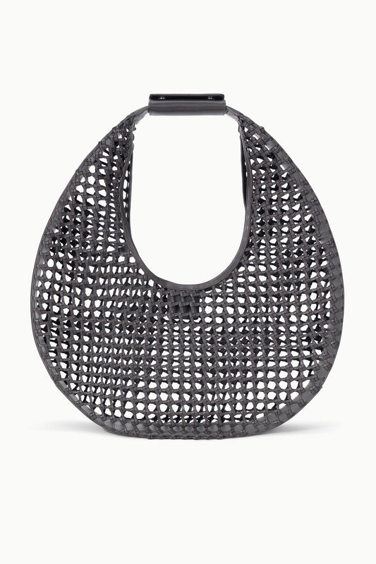 STAUD Large Moon Hand-Knotted Bag Espresso