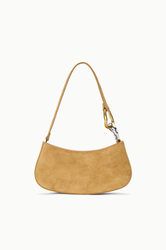 STAUD Ollie Bag Hazel Suede Mini Shoulder Bag - Staud