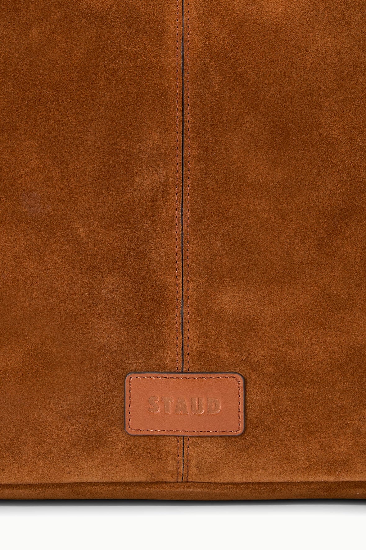STAUD Maya Hobo Bag Tabac Suede