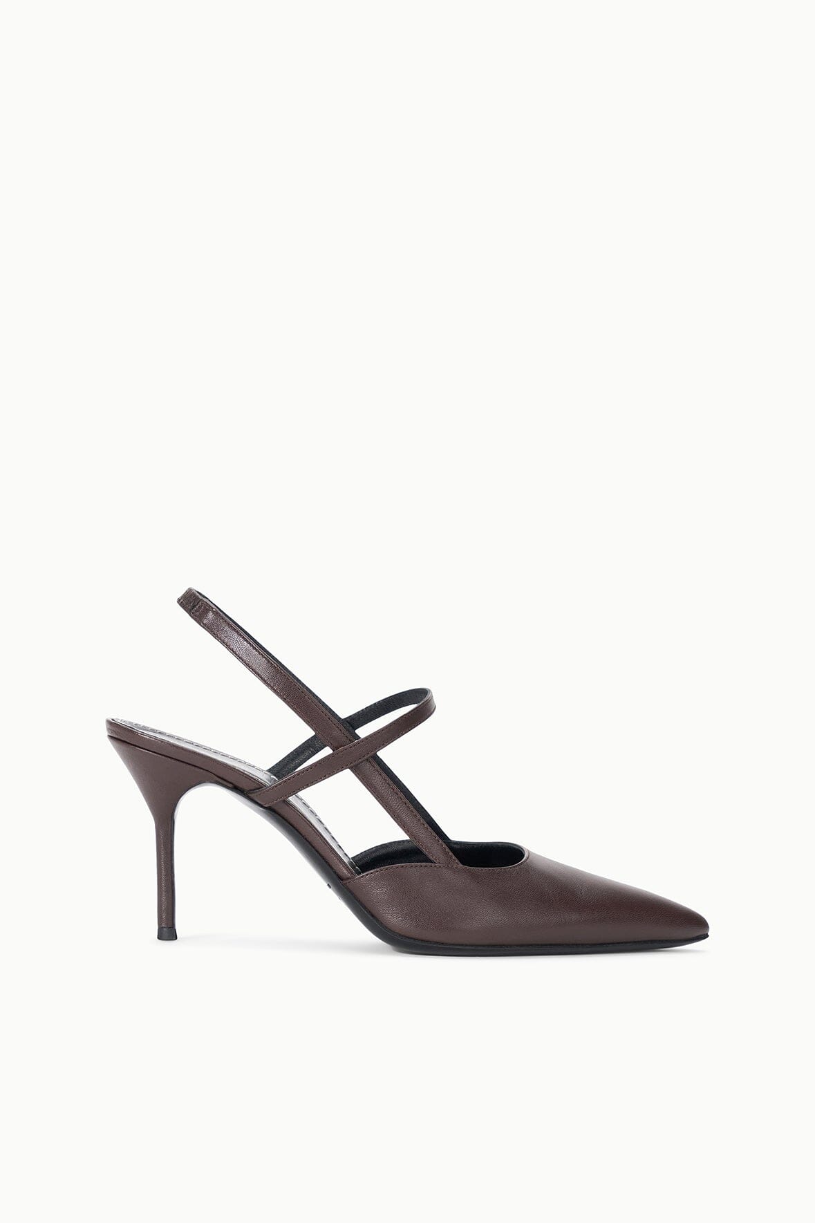 STAUD Sebastian High Heel Slingback Espresso