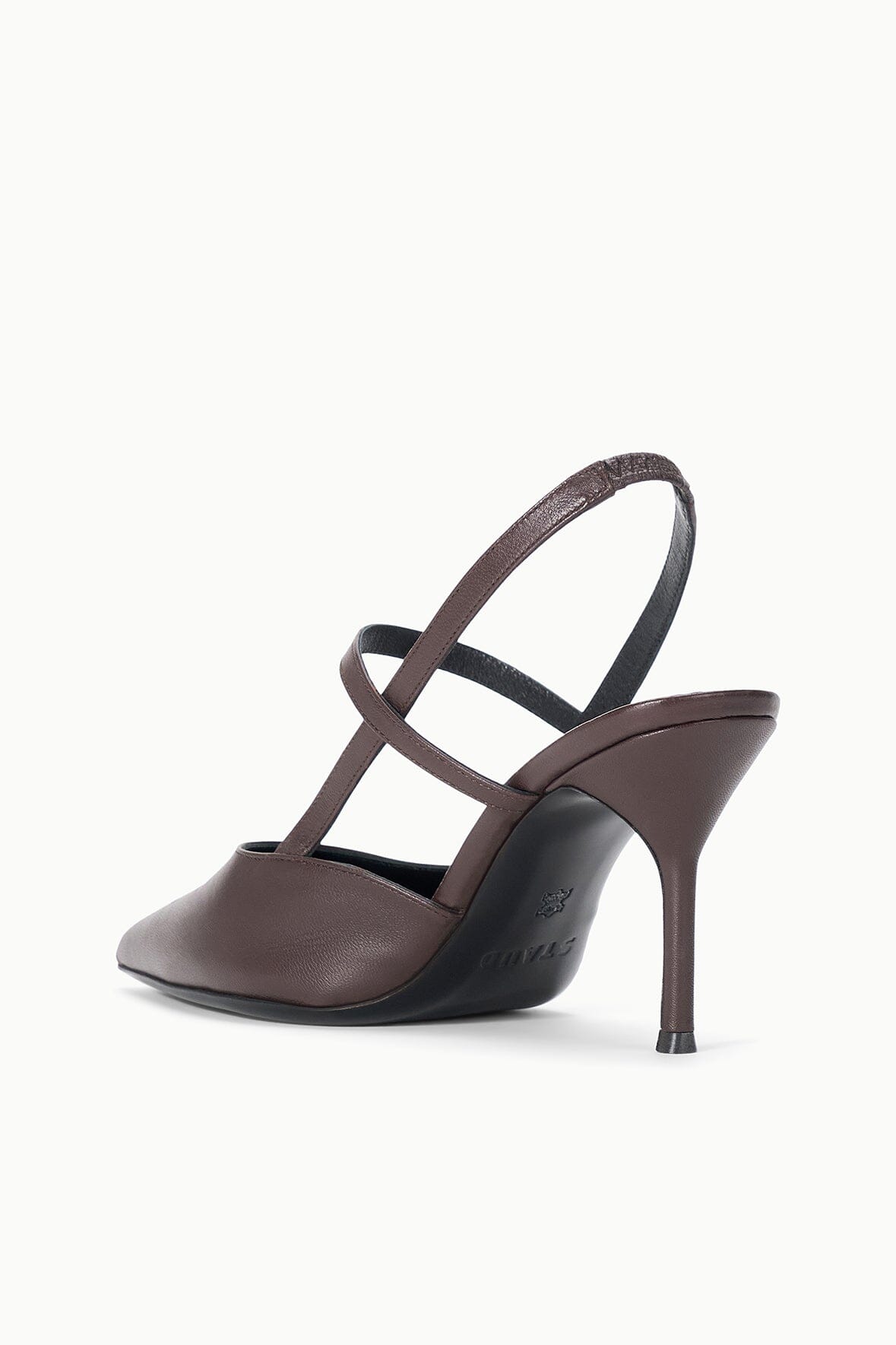 STAUD Sebastian High Heel Slingback Espresso