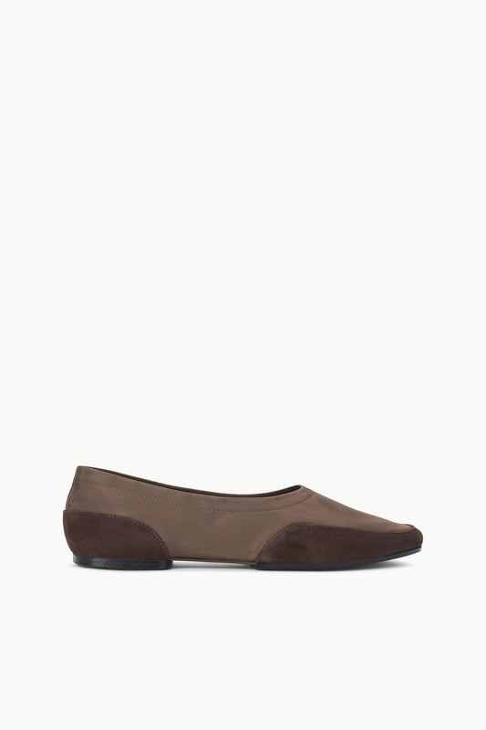 STAUD Alba Sport Ballet Flat Espresso