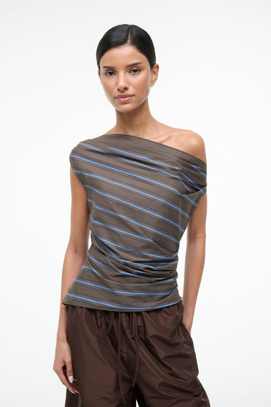 STAUD Phare Top Huntington Stripe