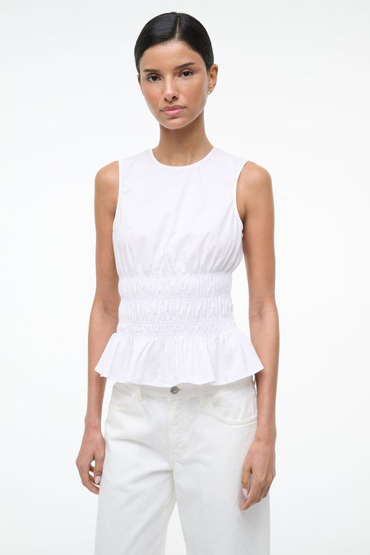 STAUD Culver Top White