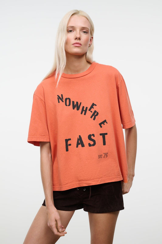 STAUD Liam Relaxed Tee Nowhere Fast