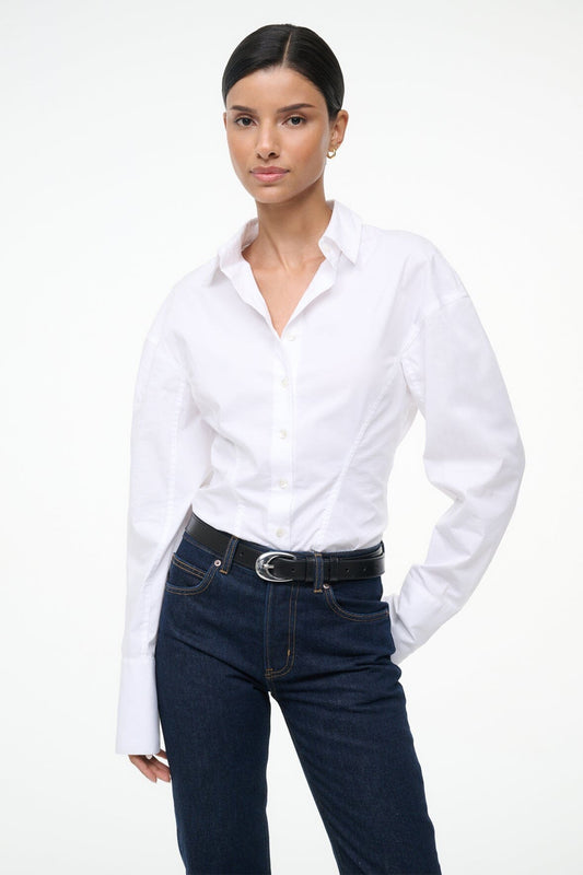 STAUD Aida Top White